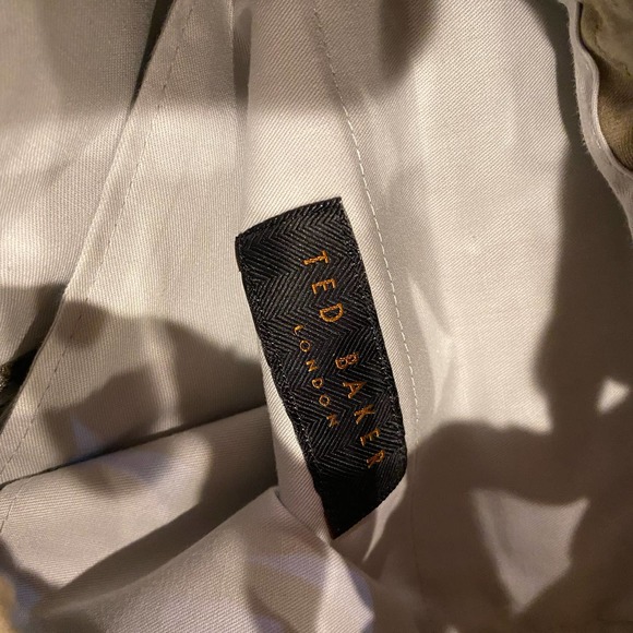 Ted Baker Men’s Jem Pant Khaki Size 35R NWT - Picture 6 of 11